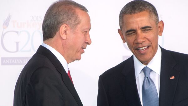 Президент Турции Тайип Эрдоган и президент США Барак Обама. Архивное фото