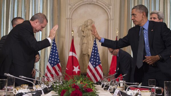 Президент США Барак Обама и президент Турции Тайип Эрдоган