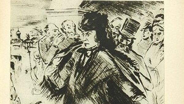 Иллюстрация из сигнального экземпляра романа Федора Достоевского Бесы. Архивное фото