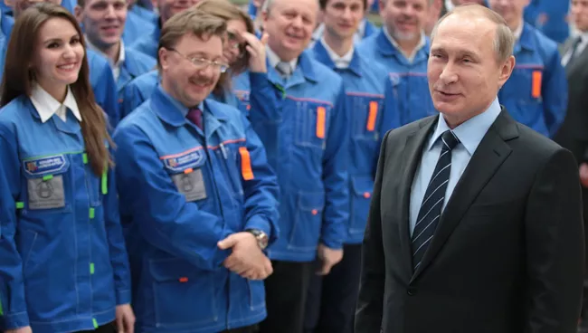 Рабочая поездка президента РФ В. Путина в Нижний Новгород