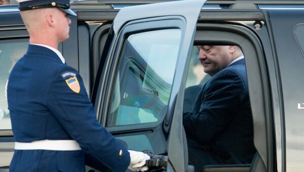 Президент Украины Петр Порошенко прибыл в США