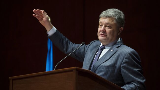 Президент Украины Петр Порошенко. Архивное фото