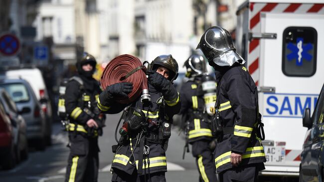 Пожарные во Франции. Архивное фото