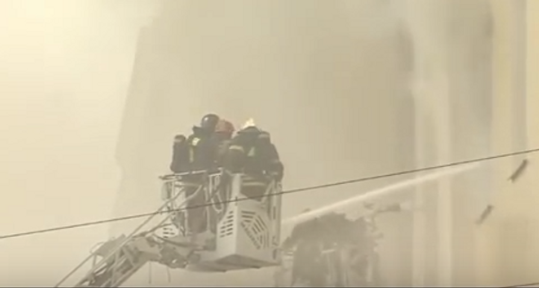 В сети появилось видео пожара в здании Минобороны в Москве. Архивное фото