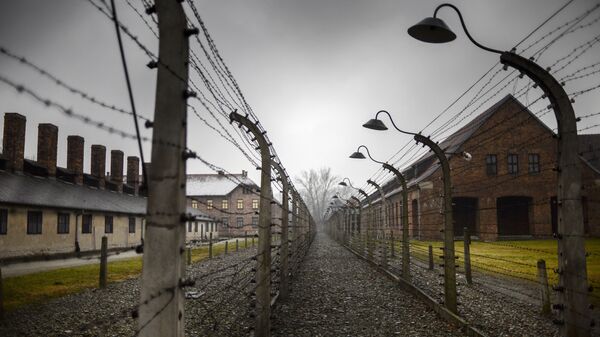 Концентрационный лагерь Аушвиц-Биркенау в Освенциме, на территории которого в 1947 году был создан музей. Архивное фото
