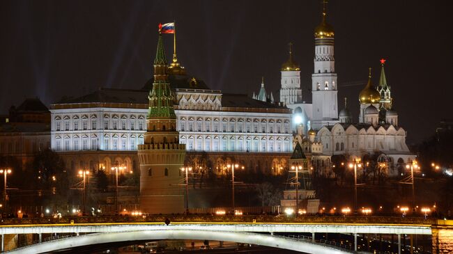 Вид на Московский Кремль. Архивное фото