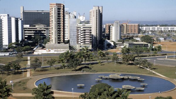 Город Бразилиа, Бразилия. Архивное фото