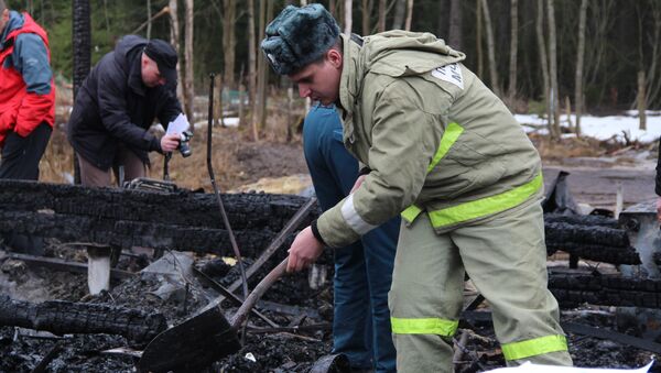 Последствия пожара в Агалатово, Ленинградская область