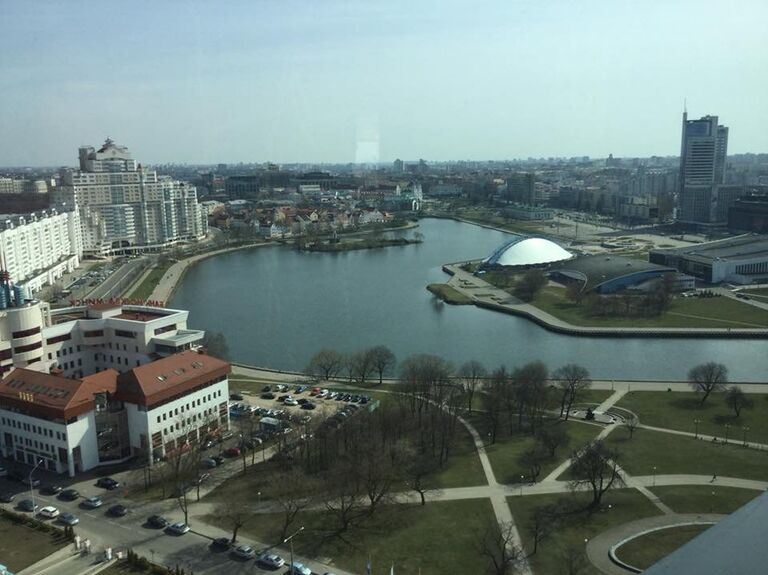 Панорамный вид на Минск