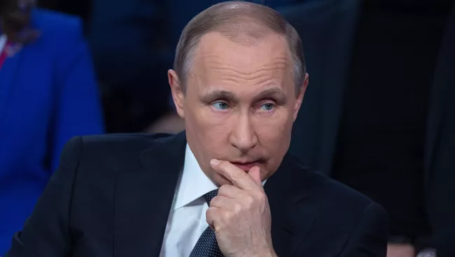 Президент РФ В.Путин участвует в работе III Медиафорума ОНФ Правда и справедливость. Архивное фото