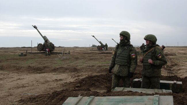 Военнослужащие во время внезапной проверки боеготовности войск