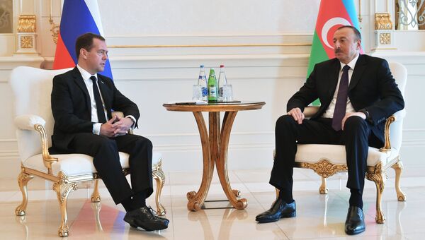 Рабочая поездка премьер-министра РФ Д. Медведева в Азербайджан
