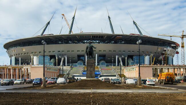 Стадион Зенит-Арена. Архивное фото