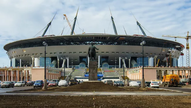 Визит FIFA и Оргкомитета Россия-2018 на стадион Зенит-Арена