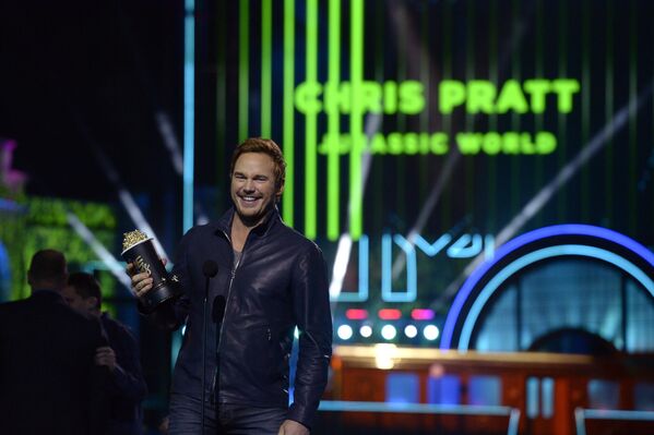 Актер Крис Прэтт на премии MTV Movie Awards в Лос-Анджелесе