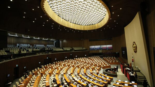 Заседание парламента Южной Кореи