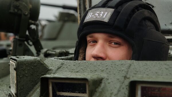 Военнослужащий российской армии, архивное фото