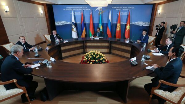Встречи глав делегаций Евразийского межправительственного совета. Архивное фото