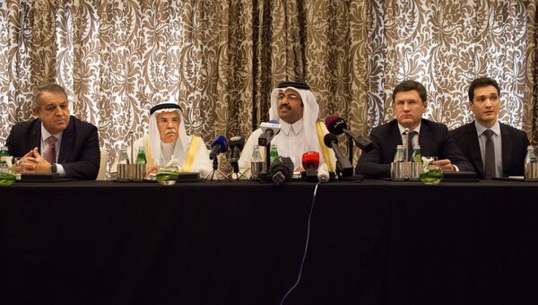 Встреча представителей нефтедобывающих стран в Дохе, 17 апреля 2016 года