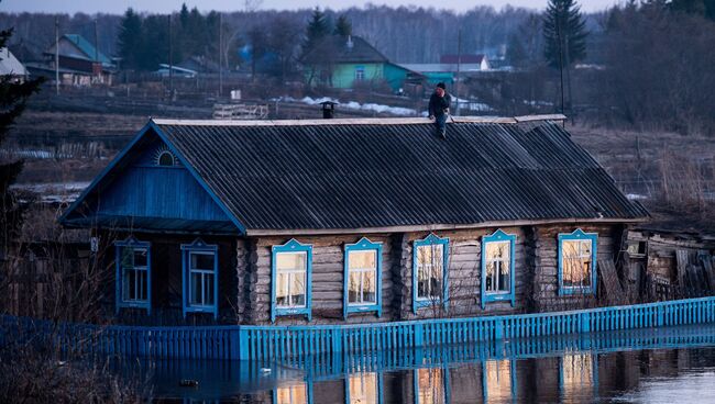 Паводок в Омской области