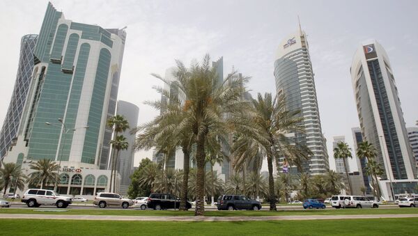 Вид на Доху, Катар.