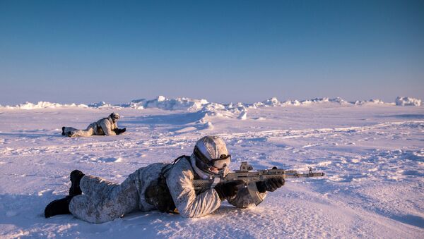 Военные учения в Арктике