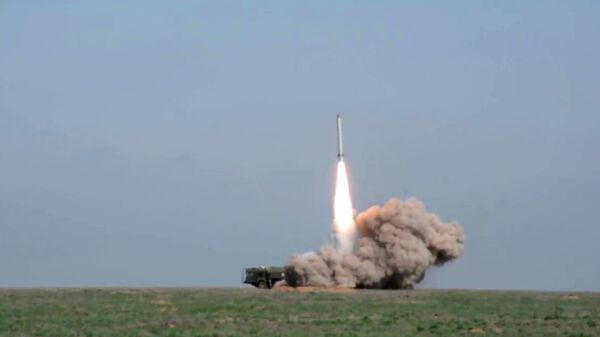 На полигоне в Астраханской области проведен боевой пуск ракеты из комплекса Искандер-М