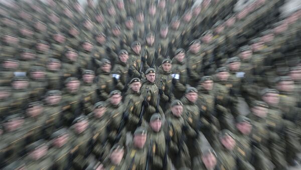 Войска Московского гарнизона Центрального военного округа, архивное фото