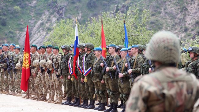 Совместные учения подразделений военной разведки государств-членов ОДКБ. Архивное фото