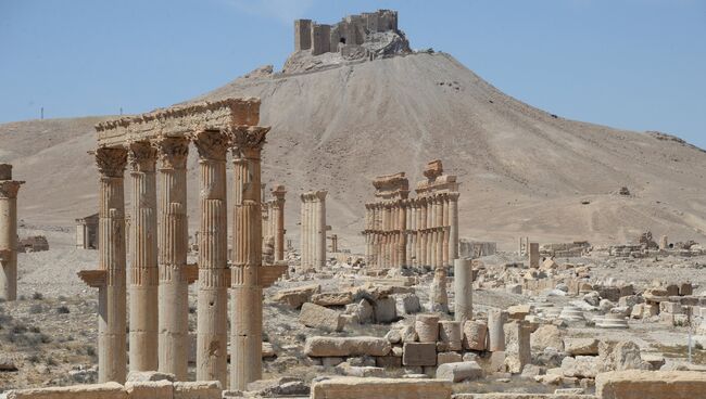 Разрушенные памятники Пальмиры. Архивное фото
