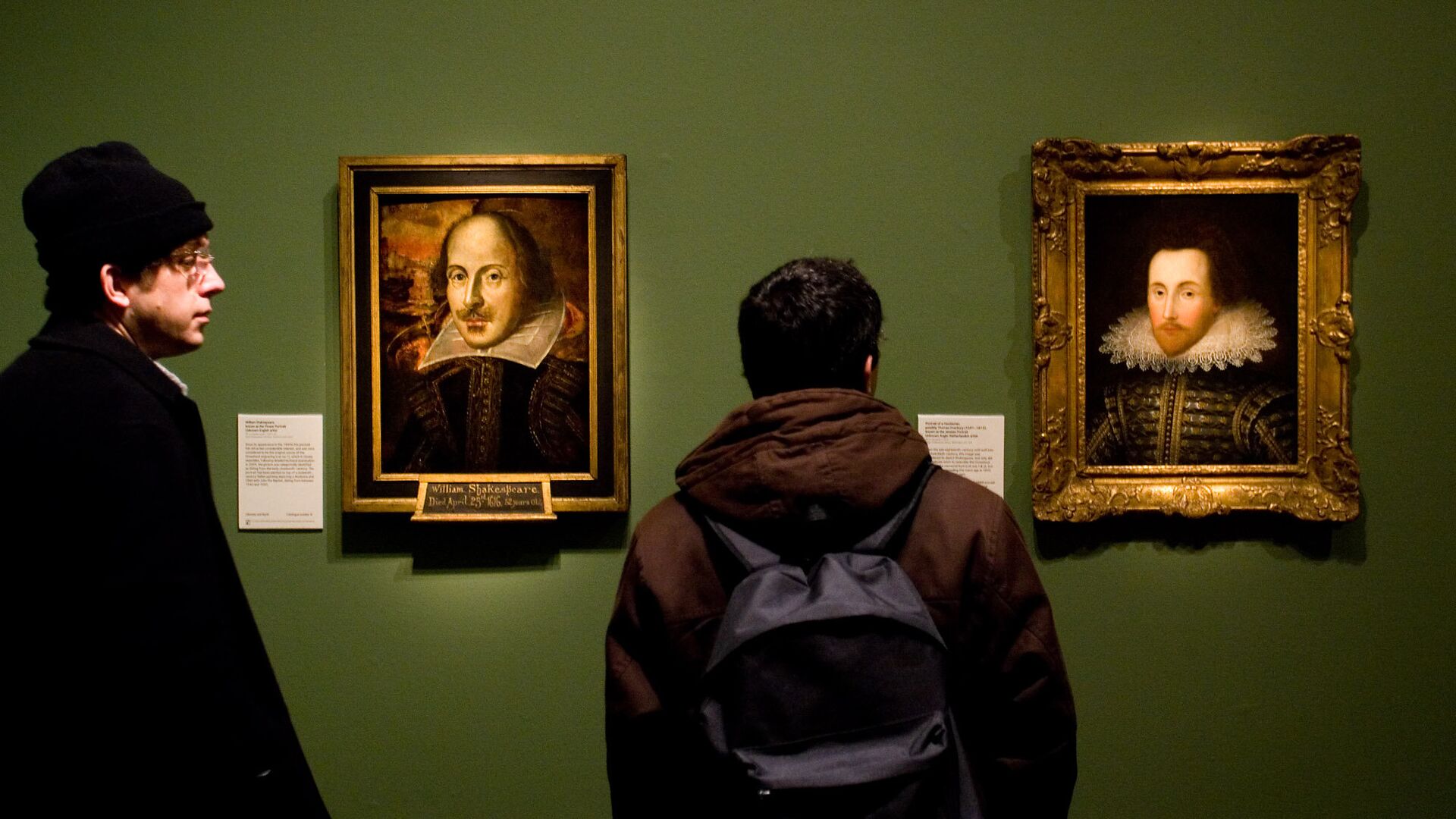 Портреты Уильяма Шекспира в Национальной портретной галерее в Лондоне, Великобритания - РИА Новости, 1920, 14.08.2021