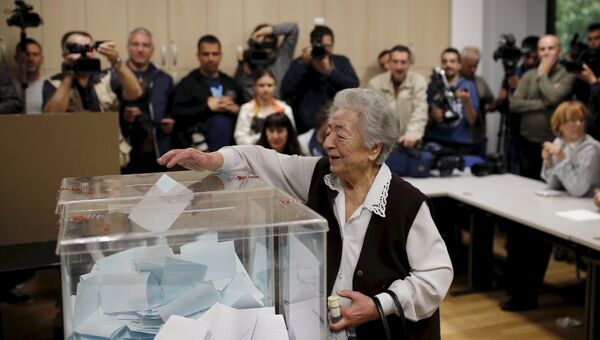Голосование на парламентских выборах в Сербии