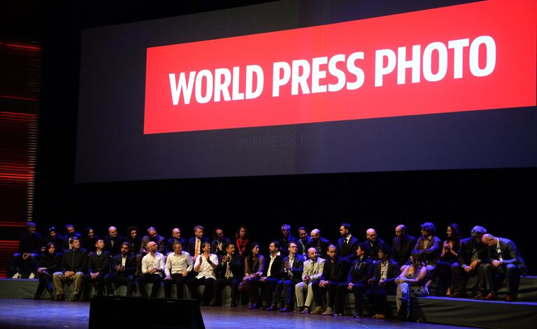 Церемония награждения конкурса World Press Photo 2016 в Амстердаме