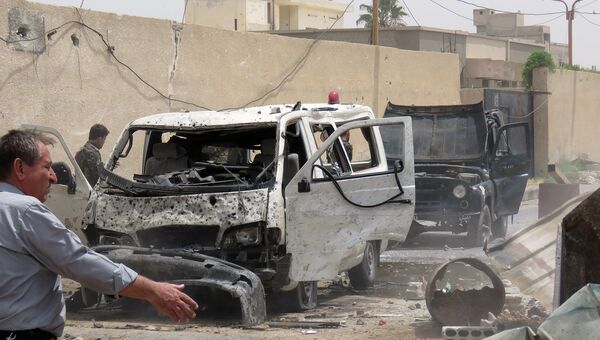 На месте взрыва в шиитском квартале Сейида Зейнаб на юге Дамаска. Архивное фото