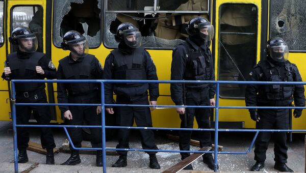Сотрудники правоохранительных органов Украины. Архивное фото