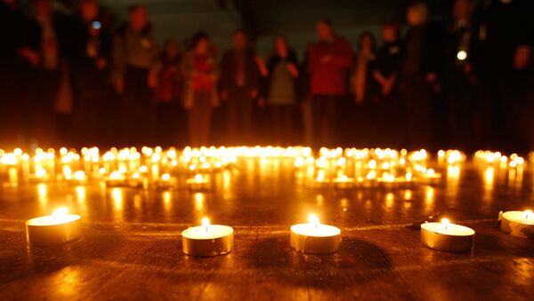 Акция к 25-летию аварии на ЧАЭС Зажжем свечи памяти в Минске