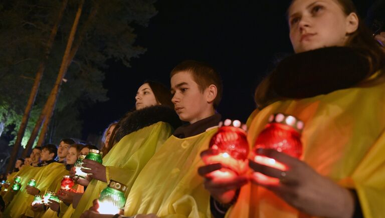 Памятные мероприятия в городе Славутиче посвященные годовщине катастрофы на Чернобыльской АЭС