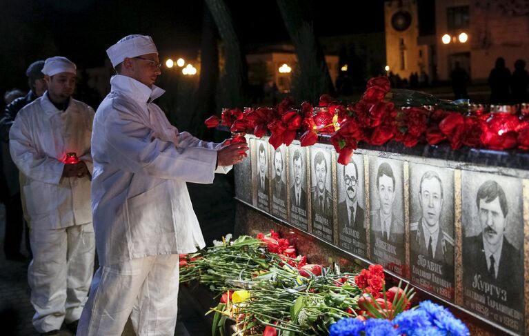 Памятные мероприятия в городе Славутиче посвященные годовщине катастрофы на Чернобыльской АЭС