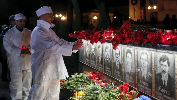 Памятные мероприятия в городе Славутиче посвященные годовщине катастрофы на Чернобыльской АЭС