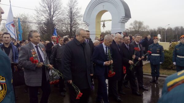 На Митинском кладбище прошел митинг, посвященный 30-й годовщине катастрофы в Чернобыле