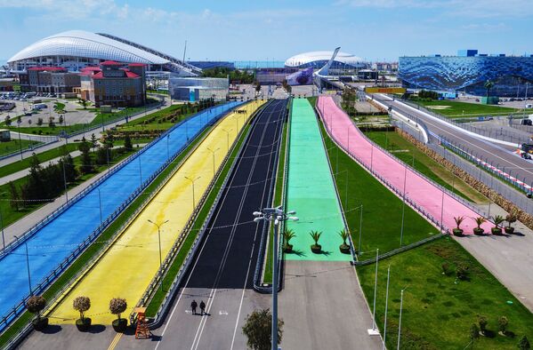 Сочи Автодром, где будет проходить российский этап чемпионата мира по кольцевым автогонкам в классе Формула-1 в Сочи