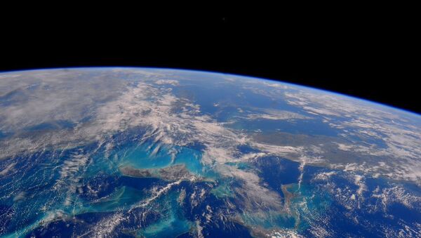 Вид Земли с МКС. Архивное фото