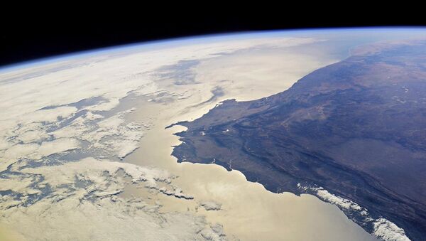 Южная оконечность Африки с высоты МКС. Фотография космонавта Олега Скрипочки. Архивное фото