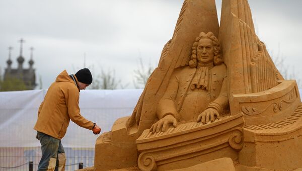 Чемпионат по скульптуре из песка в музее-заповеднике Коломенское