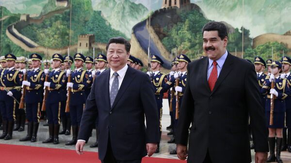 Президент Венесуэлы Николас Мадуро с президентом Китая Си Цзиньпином