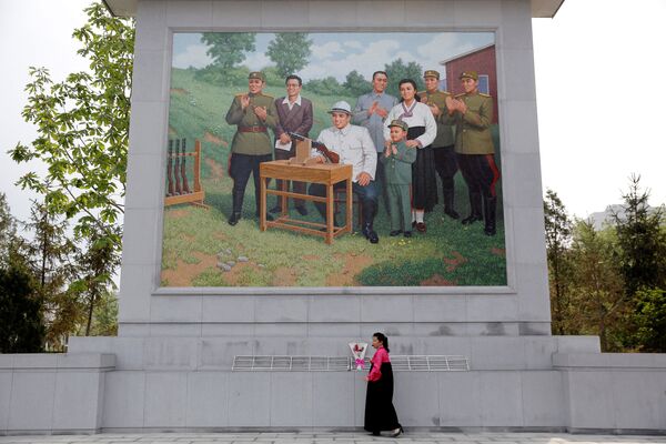 Пхеньян во время съезда в КНДР