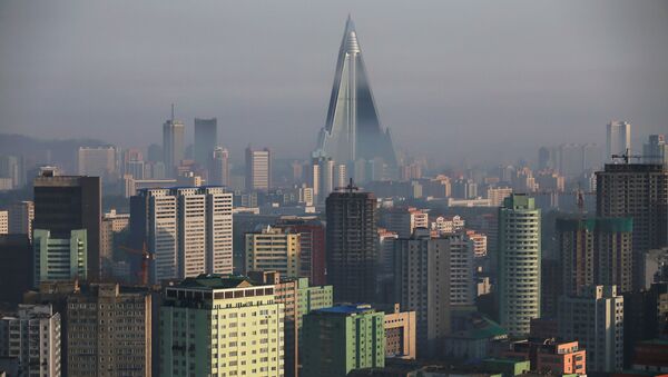 Пхеньян во время съезда в КНДР