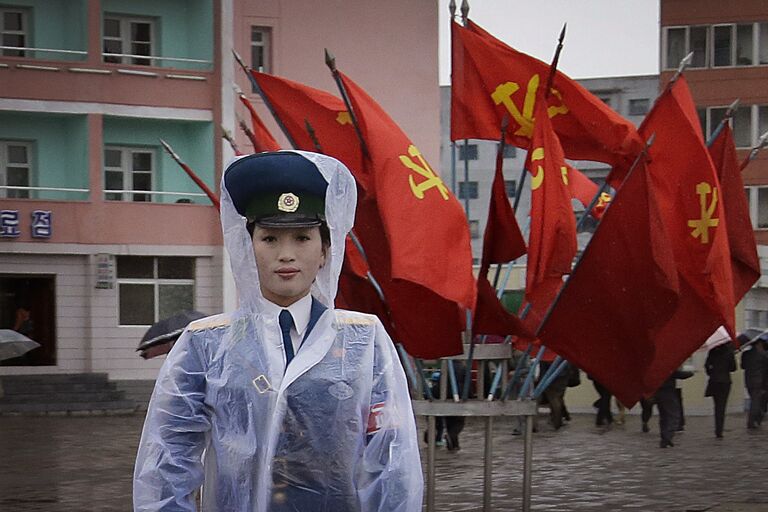 Пхеньян во время съезда в КНДР