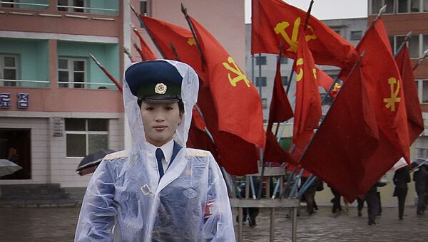 Пхеньян во время съезда в КНДР. Архивное фото