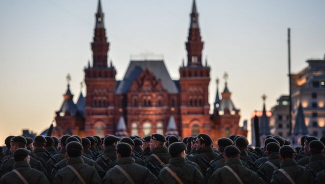 Репетиция военного парада в Москве. Архивное фото